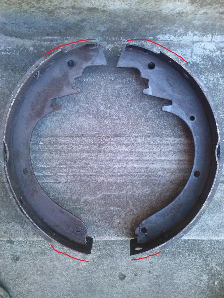 Primary and secondary brake shoes - Studebaker Drivers Club Forum